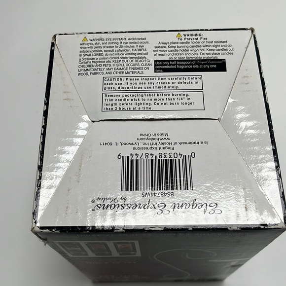 NWOT Elegant Expressions Oil Warmer Gift Set w/ 3 Scented Oils All Year Round - Picture 6 of 7